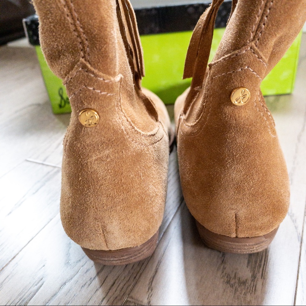 sam edelman / caramel booties - Picture 4 of 7